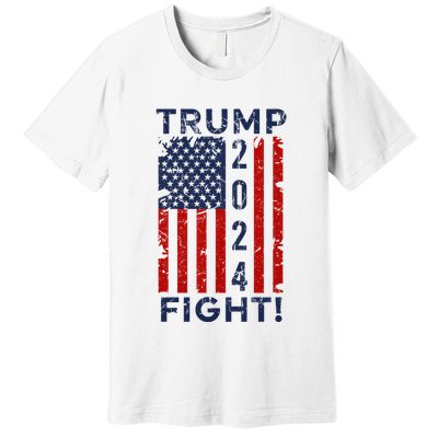 Trump 2024 Fight Fight Fight President Election 2024 CanT Take Him Down Trump Premium T-Shirt