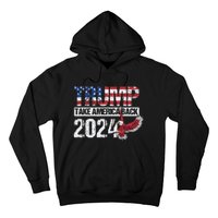 Trump 2024 Flag Take America Back Men Women Trump 2024 Hoodie