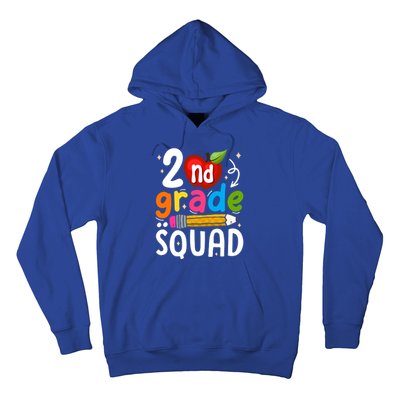 Team 2Nd Grade Squad First Day Of Second Grade Teacher Gift Hoodie