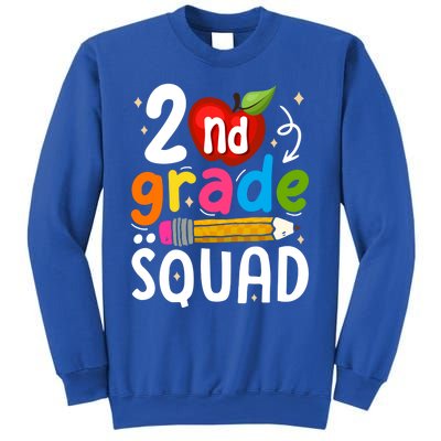 Team 2Nd Grade Squad First Day Of Second Grade Teacher Gift Sweatshirt