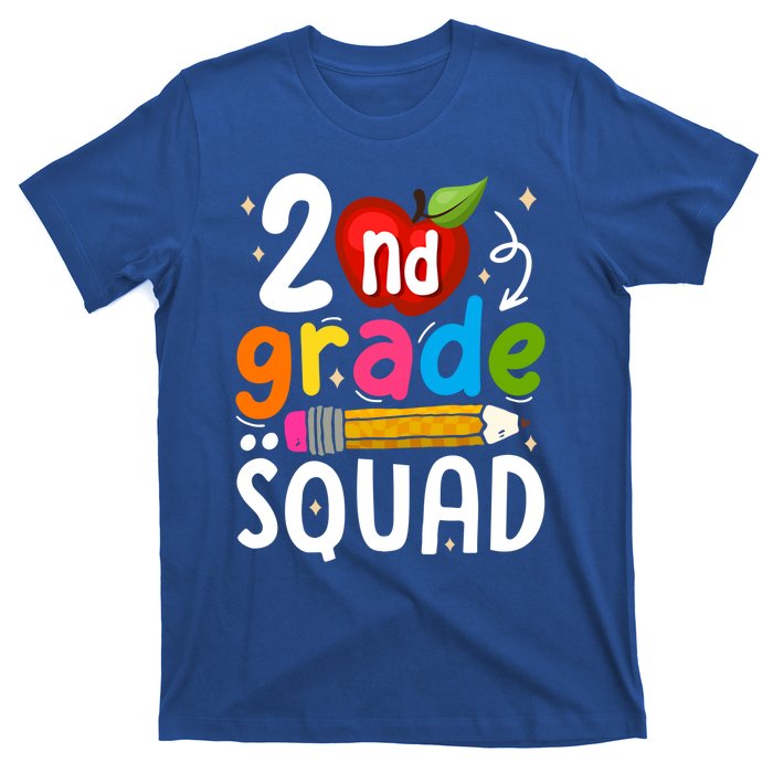 Team 2Nd Grade Squad First Day Of Second Grade Teacher Gift T-Shirt