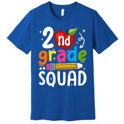 Team 2Nd Grade Squad First Day Of Second Grade Teacher Gift Premium T-Shirt