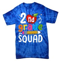 Team 2Nd Grade Squad First Day Of Second Grade Teacher Gift Tie-Dye T-Shirt