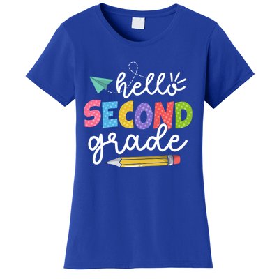 Team 2Nd Grade Squad Hello Second Grade Teacher Gift Women's T-Shirt