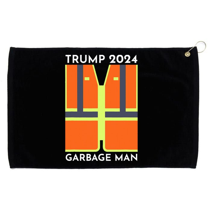 Trump 2024 Garbage Man Grommeted Golf Towel