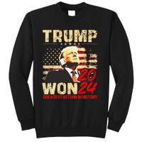 Trump 2024 Greatest Return In History Tall Sweatshirt