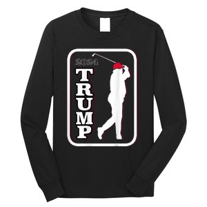 Trump 2024 Golf Long Sleeve Shirt