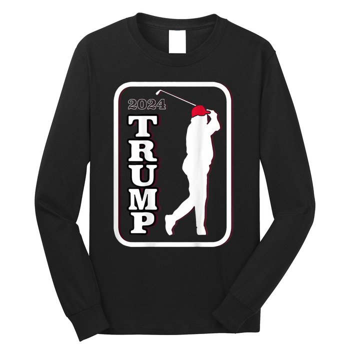 Trump 2024 Golf Long Sleeve Shirt