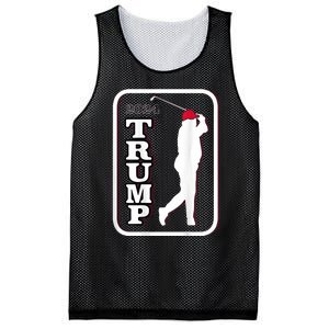 Trump 2024 Golf Mesh Reversible Basketball Jersey Tank