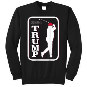 Trump 2024 Golf Tall Sweatshirt