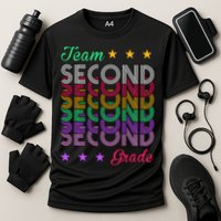 Team 2nd Grade Teacher Back To School Cooling Performance Crew T-Shirt