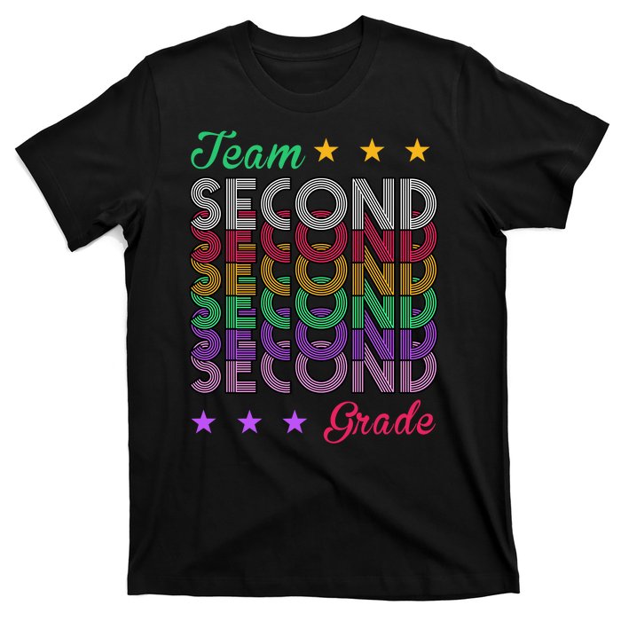 Team 2nd Grade Teacher Back To School T-Shirt