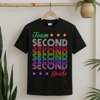 Team 2nd Grade Teacher Back To School T-Shirt