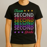 Team 2nd Grade Teacher Back To School T-Shirt