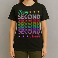 Team 2nd Grade Teacher Back To School T-Shirt