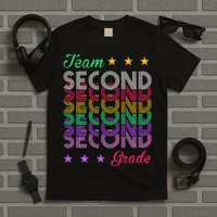 Team 2nd Grade Teacher Back To School T-Shirt