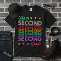 Team 2nd Grade Teacher Back To School Tall T-Shirt