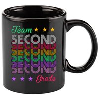 Team 2nd Grade Teacher Back To School 11oz C Handle Ceramic Mug