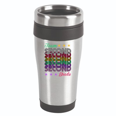 Team 2nd Grade Teacher Back To School 16oz Travel Tumbler