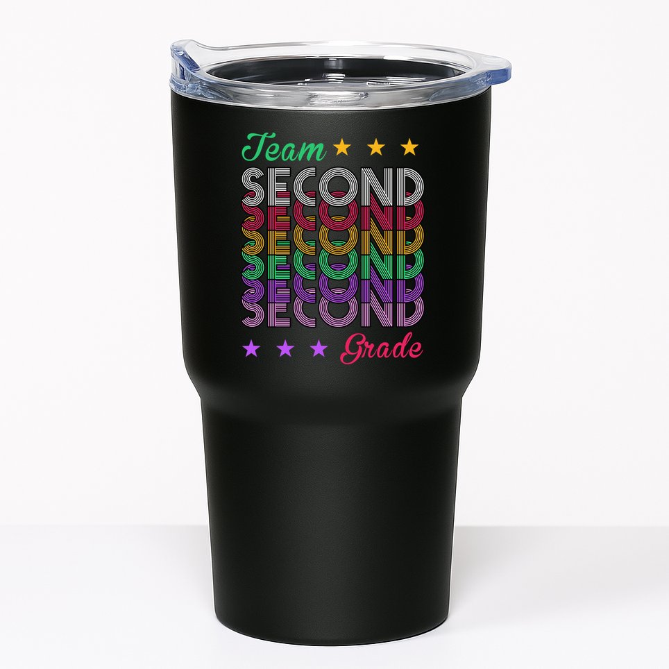 Team 2nd Grade Teacher Back To School Tumbler