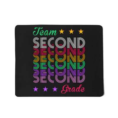 Team 2nd Grade Teacher Back To School Mousepad