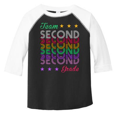 Team 2nd Grade Teacher Back To School Toddler Fine Jersey T-Shirt