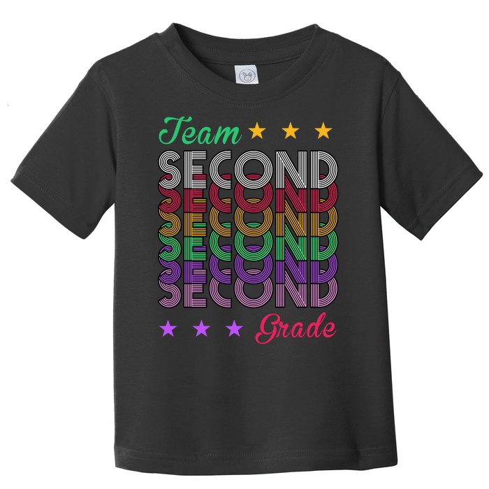 Team 2nd Grade Teacher Back To School Toddler T-Shirt