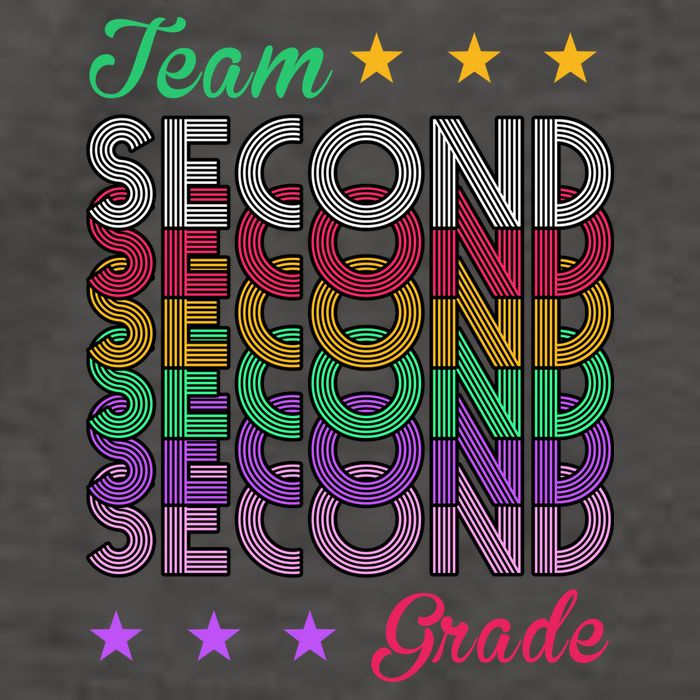 Team 2nd Grade Teacher Back To School Vector Backpack