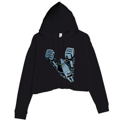 Tetsujin 28 Gigantor Crop Fleece Hoodie