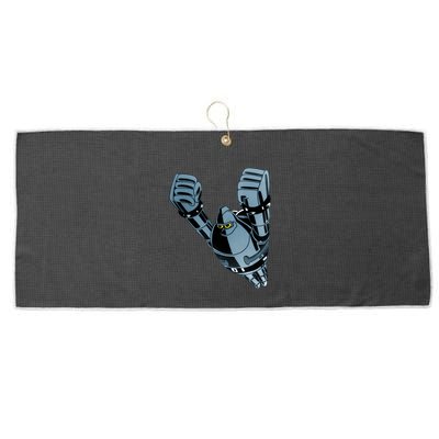 Tetsujin 28 Gigantor Large Microfiber Waffle Golf Towel