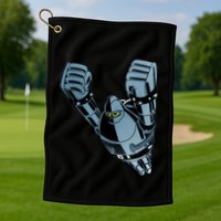 Tetsujin 28 Gigantor Golf Towel