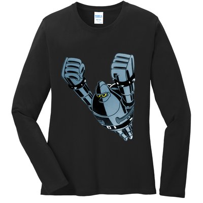 Tetsujin 28 Gigantor Ladies Long Sleeve Shirt