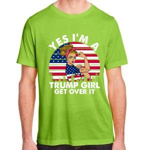 Trump 2020 Gift Yes IM A Trump Get Over It Funny Gift Adult ChromaSoft Performance T-Shirt