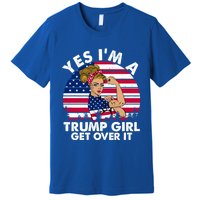 Trump 2020 Gift Yes IM A Trump Get Over It Funny Gift Premium T-Shirt