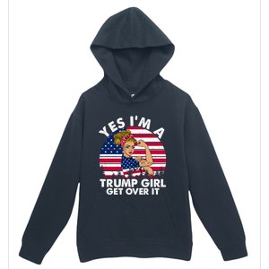 Trump 2020 Gift Yes IM A Trump Get Over It Funny Gift Urban Pullover Hoodie