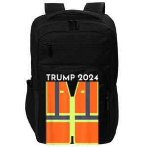 Trump 2024 Garbage Man Funny Garbage Patriots Support Impact Tech Backpack