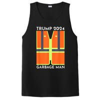 Trump 2024 Garbage Man Funny Garbage Patriots Support PosiCharge Competitor Tank