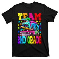 Team 2nd Grade Monster Truck Dinosaur Back To School T-Shirt