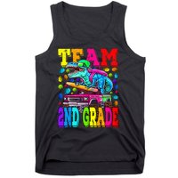 Team 2nd Grade Monster Truck Dinosaur Back To School Tank Top