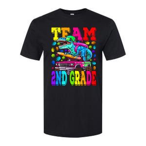 Team 2nd Grade Monster Truck Dinosaur Back To School Softstyle CVC T-Shirt