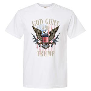 Trump 2024 God Guns And Trump 2nd Amendment Flag Ar15 American Flag Garment-Dyed Heavyweight T-Shirt