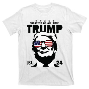 Trump 2024 Goat Never Surrender Bulletproof Teflon Don T-Shirt