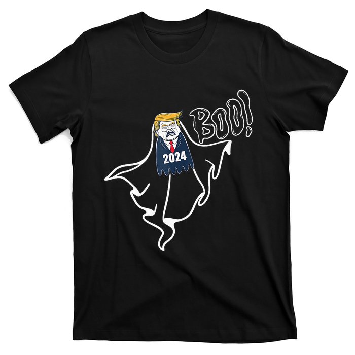 Trump 2024 Hair Funny Ghost Halloween T-Shirt