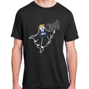 Trump 2024 Hair Funny Ghost Halloween Adult ChromaSoft Performance T-Shirt