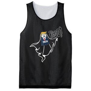 Trump 2024 Hair Funny Ghost Halloween Mesh Reversible Basketball Jersey Tank