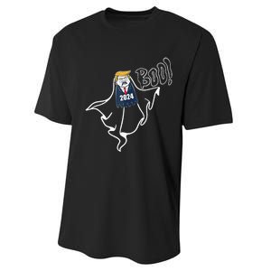 Trump 2024 Hair Funny Ghost Halloween Performance Sprint T-Shirt