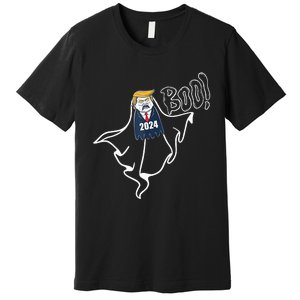 Trump 2024 Hair Funny Ghost Halloween Premium T-Shirt