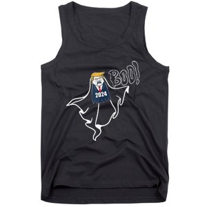 Trump 2024 Hair Funny Ghost Halloween Tank Top