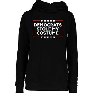 Trump 2024 Halloween Costume Democrats Stole My Costume Womens Funnel Neck Pullover Hood