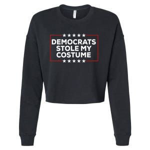 Trump 2024 Halloween Costume Democrats Stole My Costume Cropped Pullover Crew